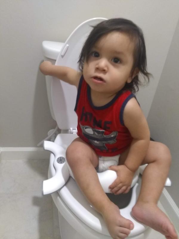 I think he loves it!!