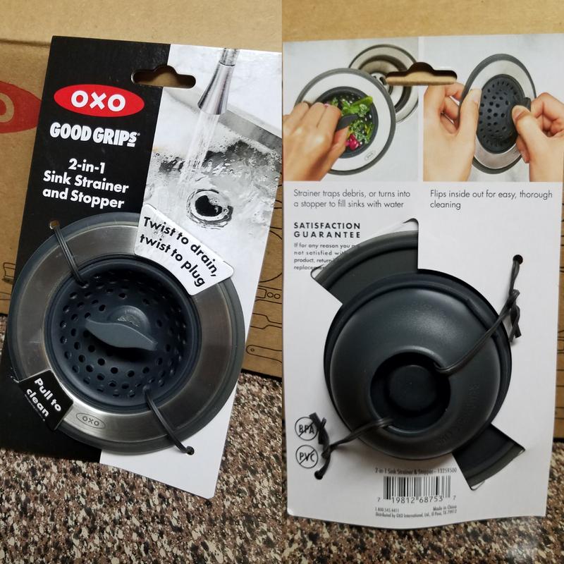 OXO Sink Strainer-Stopper + Reviews