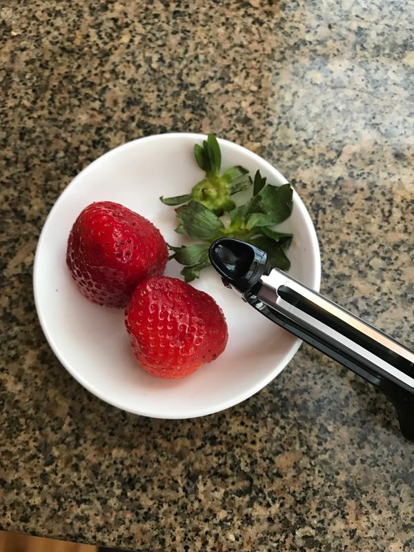 Used the eye remover to hull strawberries