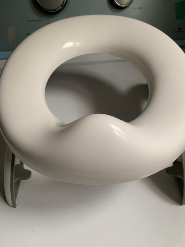 Chair in the upright position.