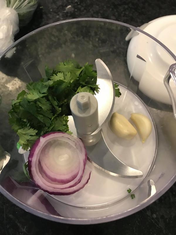 Onion, Garlic, and Cilantro