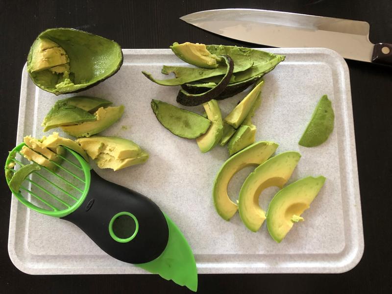 OXO 3-in-1 Avocado Slicer, green - Duluth Kitchen Co