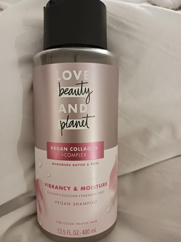 Love Beauty and Planet Murumuru Butter & Rose Vegan Collagen Moisture  Shampoo, 13.5 fl oz - Fry's Food Stores