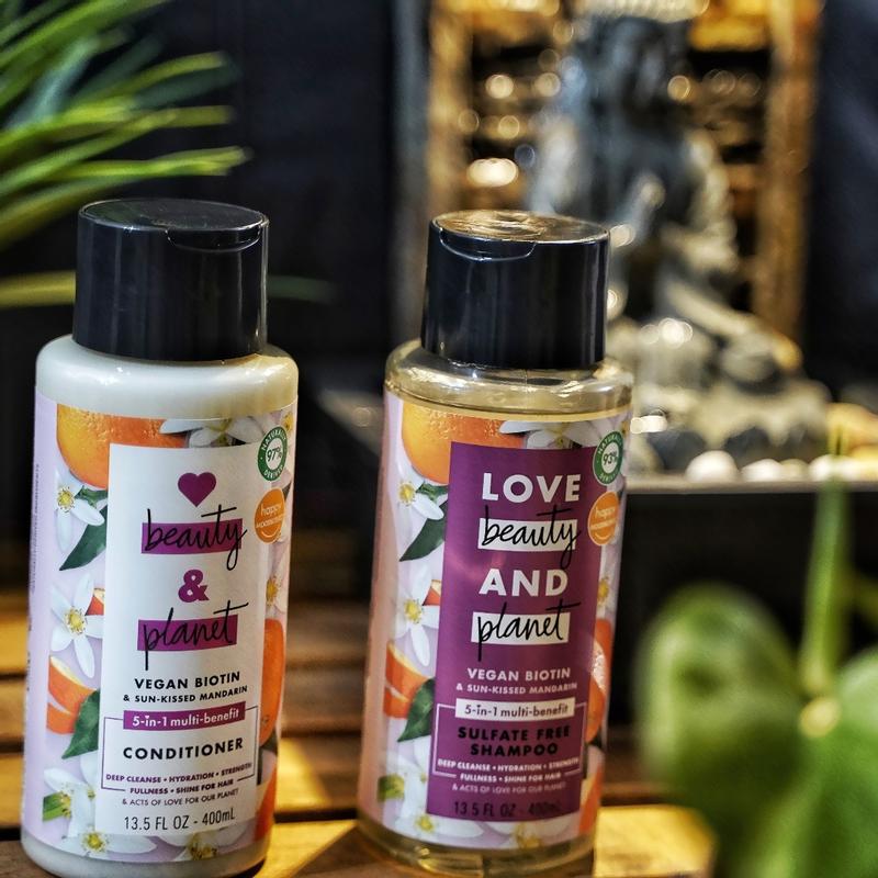 sulfate-free vegan biotin & sun-kissed mandarin shampoo