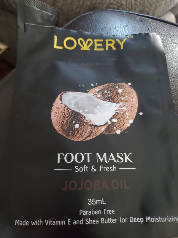 Lovery Coconut Foot Mask from the 5 pack