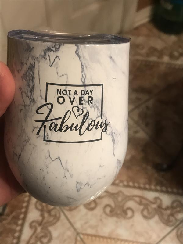 Marble looking like tumbler