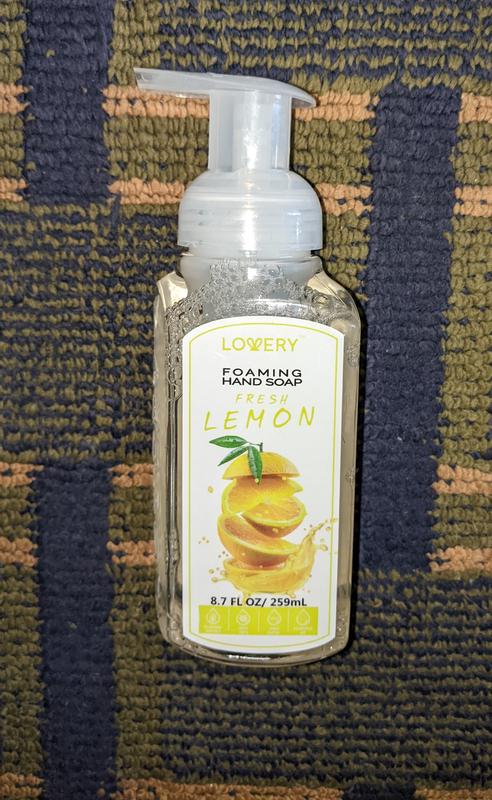 front of the bottle for the Lemon variety