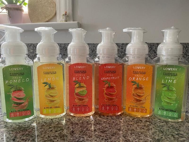 All 6 of them are very  refreshing and smell great