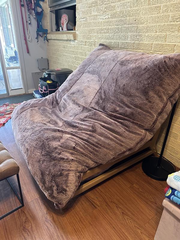 PillowSac Accent Chair Frame Black Webbing Gunmetal Hardware