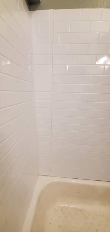 Mirroflex Subway Tub Walls In White, White Subway Tile Bathtub Surround Sound