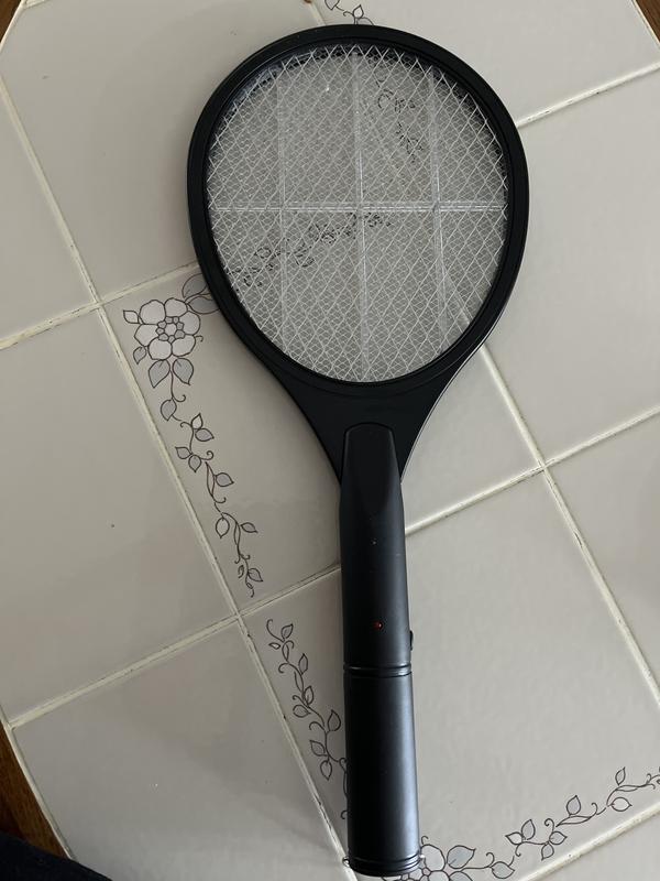Black+Decker Electric Fly Swatter, Outdoor, Indoor Bug Zapper Tennis Racket