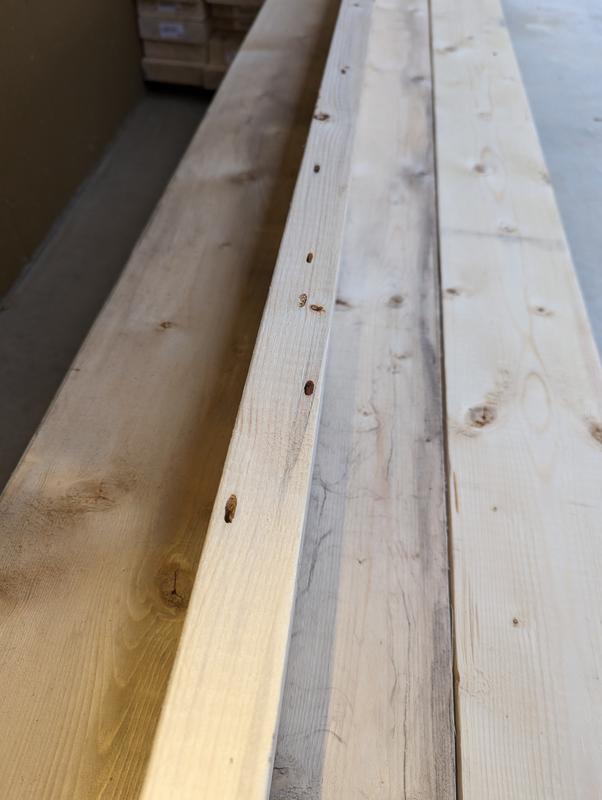 2-in x 6-in x 20-ft #2 BTR Spruce Pine Fir Kiln-Dried Lumber in