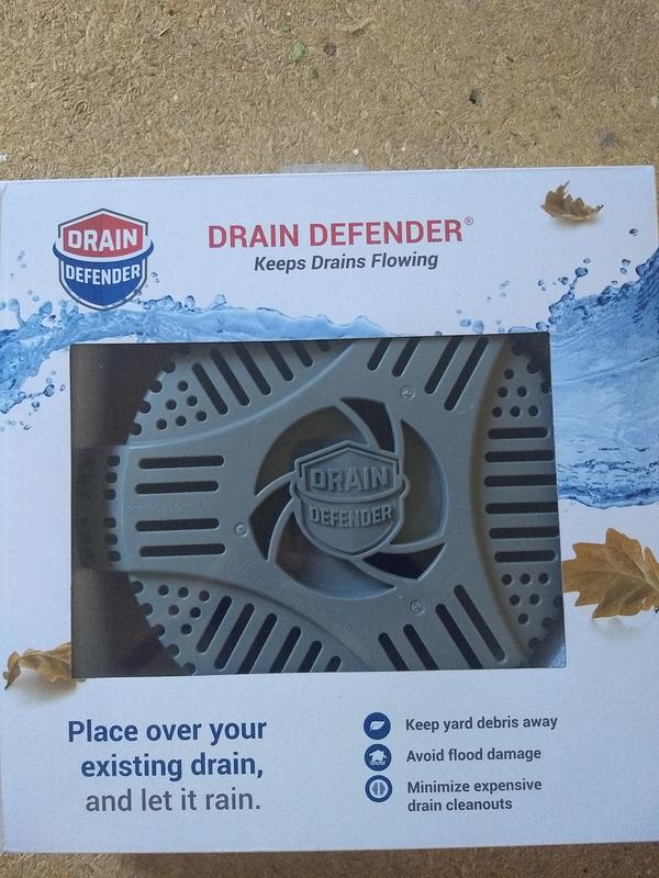 Outdoor Stairwell Drain Cover and Filter - Drain Defender Prevents Clogs  and Flooded Basements from Yard Waste - Drain-Net Technologies