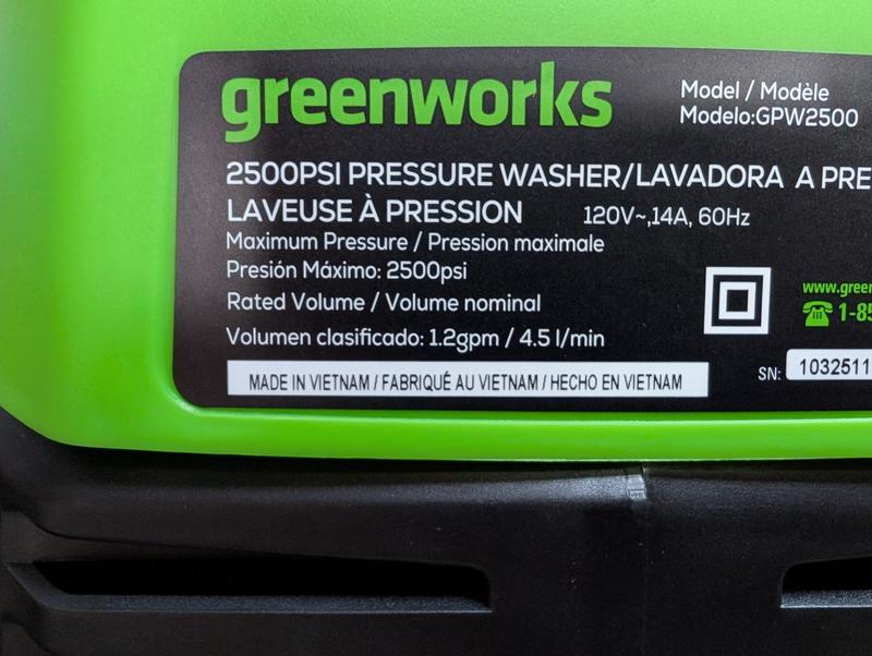 Shop Greenworks Greenworks Pro 1900 PSI 1.2-GPM Electric Pressure ...