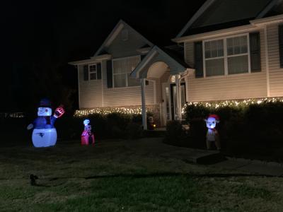 Boelter Brands Oakland Raiders 7-ft Lighted Snowman Christmas