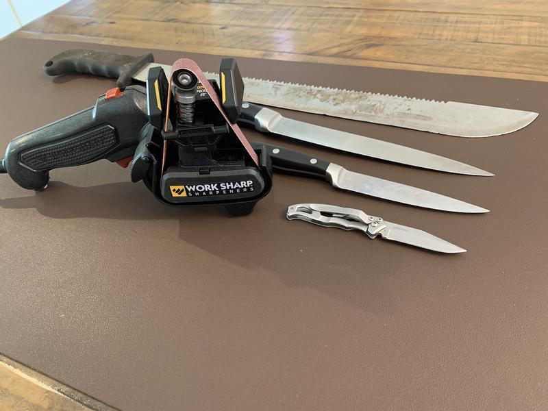  Work Sharp MK2 Professional Electric Knife and Tool Sharpener,  Adjustable tool and knife sharpening system : Everything Else