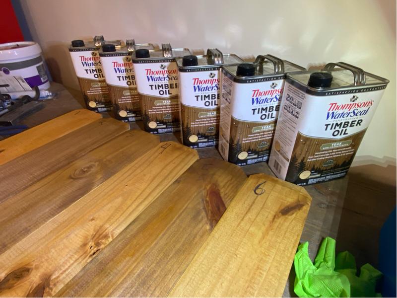 Thompson's WaterSeal Penetrating Timber Oil Pre-tinted Cedar Semi-transparent  Exterior Wood Stain and Sealer (1-Gallon) in the Exterior Stains department  at