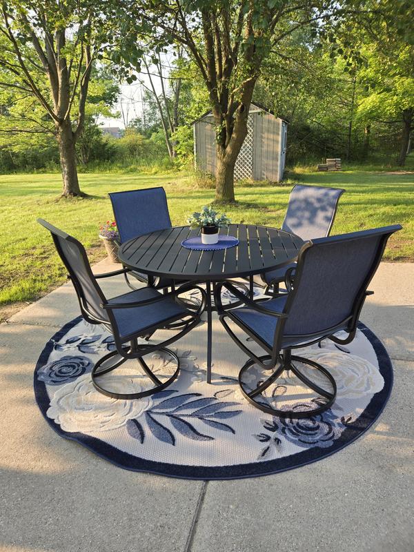 Sunshine Valley 2 Black Steel Frame Swivel Dining Chair with Sunshine Valley 2 Black Steel Frame Swivel Dining Chair with