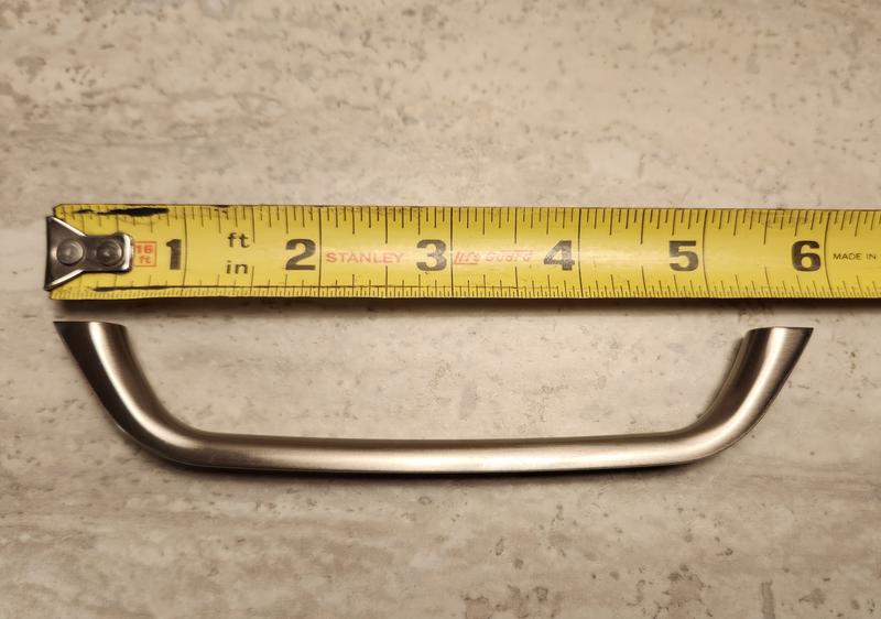 Origin 21 LEXI 3-in (76mm) Center to Center Satin Nickel Arch Handle ...