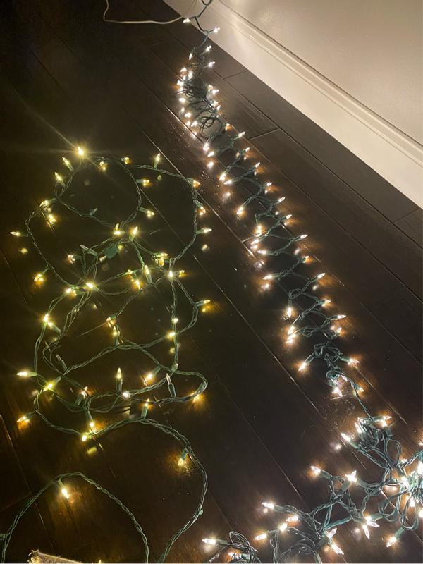 DEWENWILS LED Holiday Christmas Mini String Light 100 Count Warm White HCSL02E
