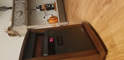 Duraflame Up to 1500-Watt Infrared Quartz Cabinet Indoor Electric Space  Heater with Thermostat and Remote Included at Lowes.com