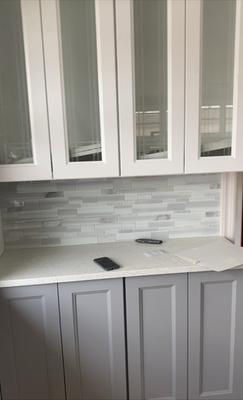 American Olean Cole Point Cloud White 12-in x 14-in Polished Natural Stone Linear Wall Tile (1-sq. ft/ Piece)