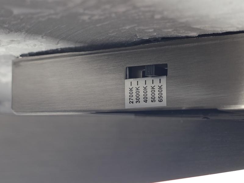 Project Source Blair 24-in 1 Light Brushed Nickel Integrated LED ...