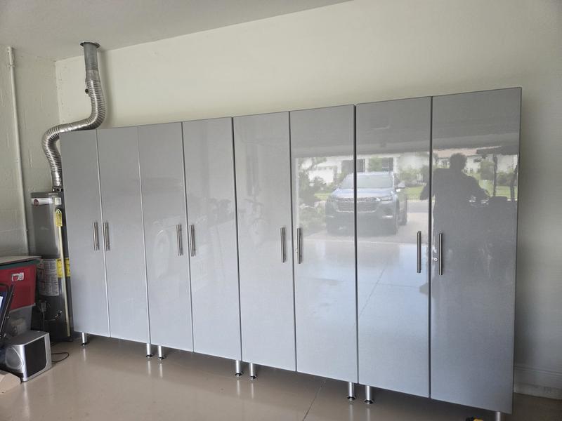 Ulti-MATE Garage 142-in W x 80-in H 4-Cabinets Composite Wood