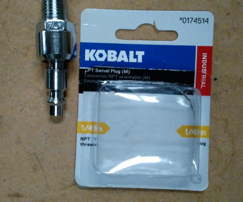 Kobalt 360-Degree Swivel Connector 1/4-in in the Air Compressor