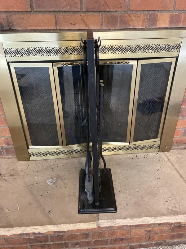 Master Forge 5-Piece Steel Fireplace Tool Set 53539 at Lowes.com