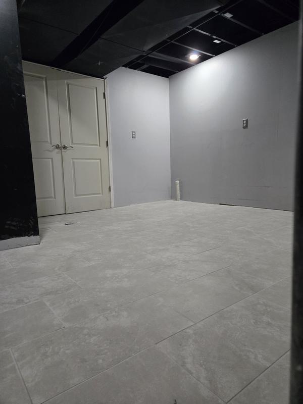 Style Selections Roma Light Gray 12-in x 24-in Glazed Porcelain Stone Look Floor and Wall Tile (1.97-sq. ft/ Piece)