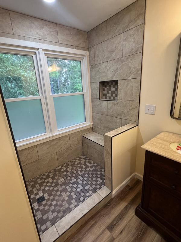 Style Selections Mesa Mixed Rust and Beige- Glazed Porcelain 12-in x 12-in Matte Porcelain Random Stone Look Floor and Wall Tile (0.95-sq. ft/ Piece)