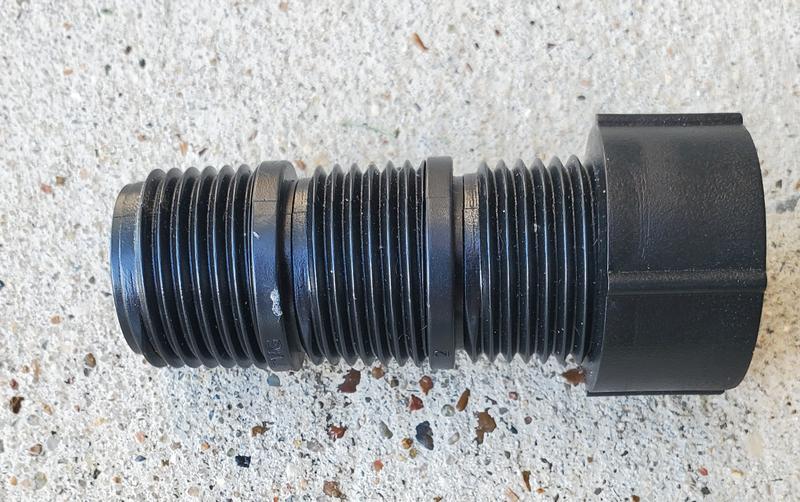 Project Source 1/2-in MNPT x 1/2-in FNPT Cut-off Riser 1140001 at Lowes.com