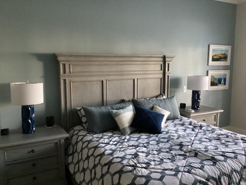 allen + roth 26.5-in Glossy Navy Blue Glaze, with Brushed Nickel