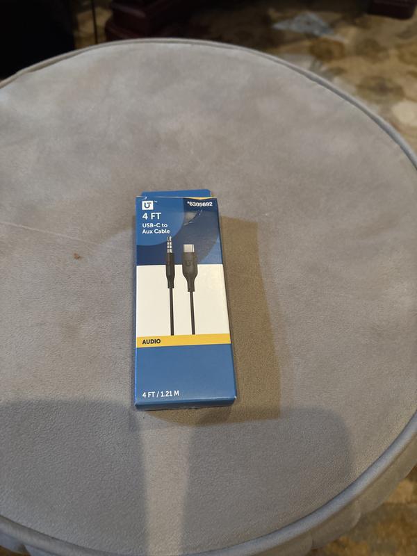 Utilitech 4-ft Usb-c Black Cable 8B47-3190015R-FG at Lowes.com