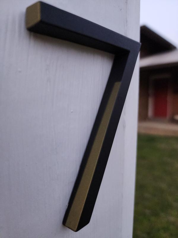 Origin 21 Urbana Park 4-in Black Number 1 33711PKBLG at Lowes.com