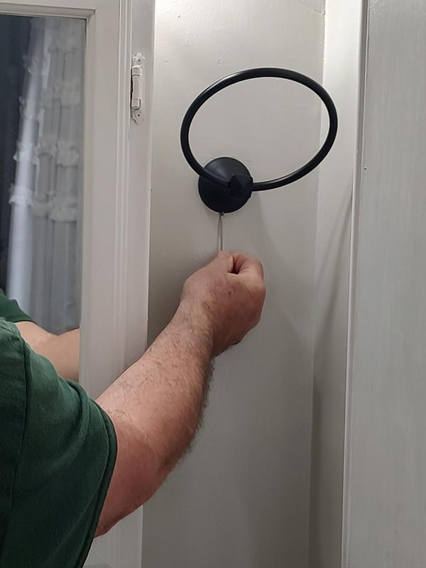 Liberty Hardware ESA46-MB Esato 6-3/8" Wall Mounted Towel Ring - View #11