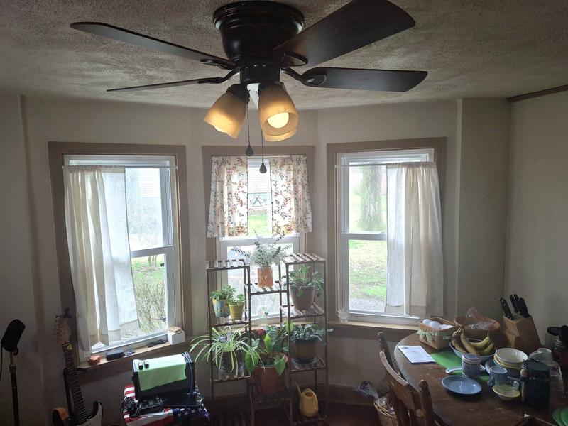 Harbor Breeze Centreville 42-in Brushed Nickel with Nutmeg
