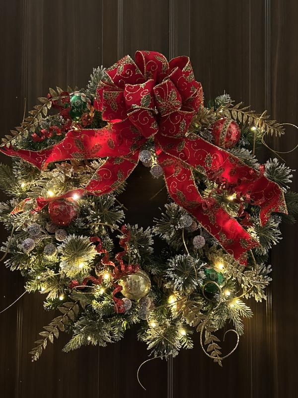 Berry Cedar 26 Foam Wreath The Holiday Aisle Color: Red