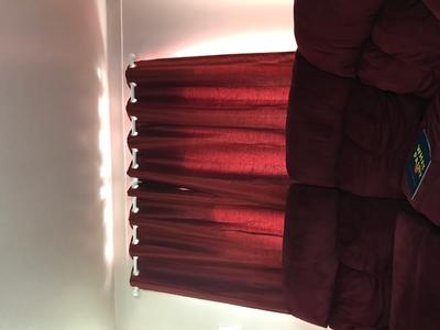 allen + roth 84-in Spice Polyester Blackout Grommet Single Curtain ...