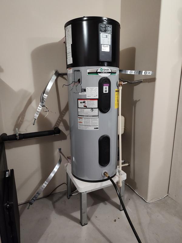 A.O. Smith Signature 100 50-Gallons Short 6-year Warranty 4500-Watt Double  Element Electric Water Heater in the Water Heaters department at