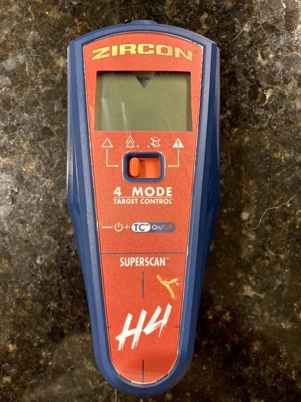 Zircon SuperScan 0.75-in Scan Depth Metal and Wood Stud