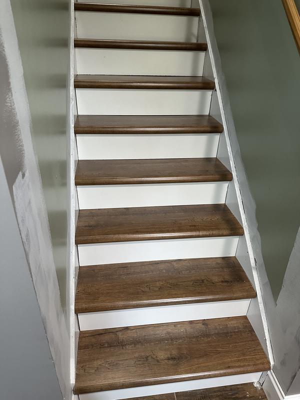 Zamma Cap-A-Tread Stair Renewal System 12.13-in x 47-in Rustic