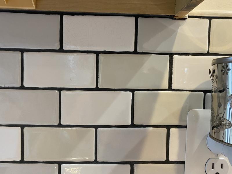 Boutique Ceramic Handcrafted Blend 2x4 Mosaic 12-in x 12-in Glazed Ceramic Brick Subway Wall Tile