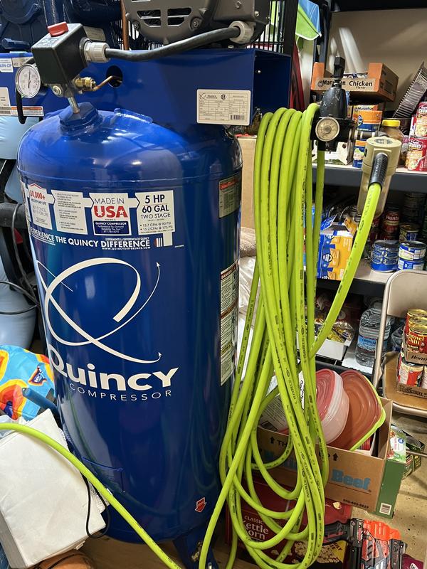 Flexzilla Air Hose, 3/8-in x 100-ft, 1/4-in Mnpt Fittings