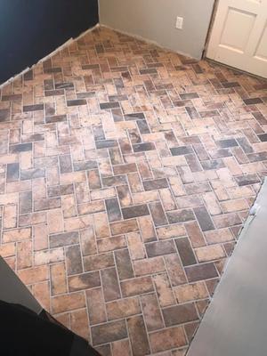 Broadmeadow Brick Porcelain Floor, Brick Tile Flooring