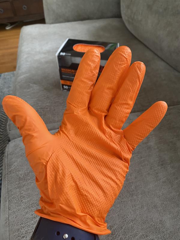 Orange Heat-Resistant Gloves