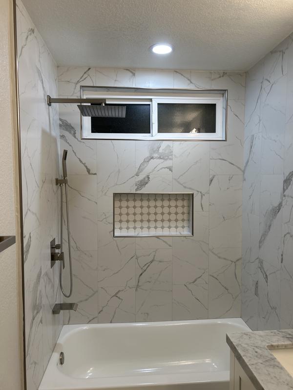 Satori Regent Statuario 24-in x 24-in Polished Porcelain Marble Look Floor and Wall Tile (3.87-sq. ft/ Piece)