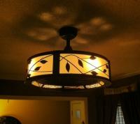Allen Roth Eastview 23 In Aged Bronze Downrod Mount Indoor