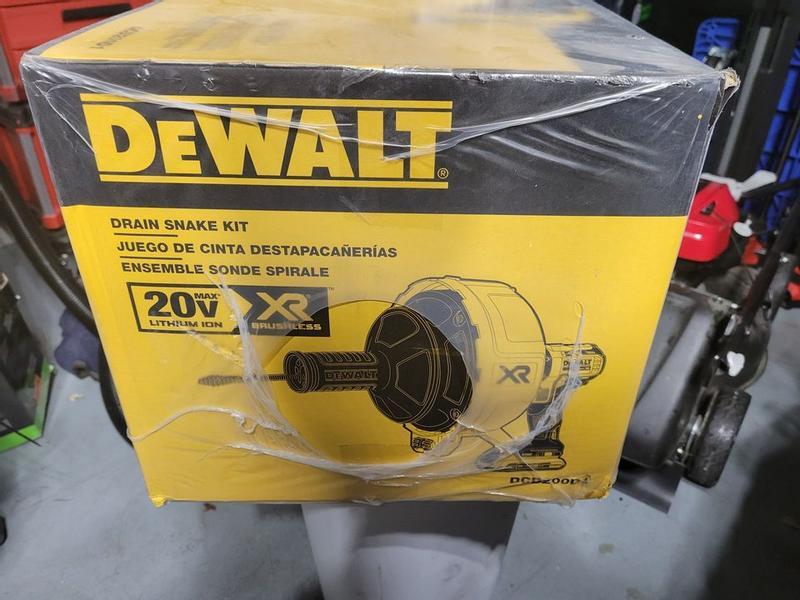 DeWalt DCD200B - 20V MAX* XR Brushless Drain Snake (Tool Only)